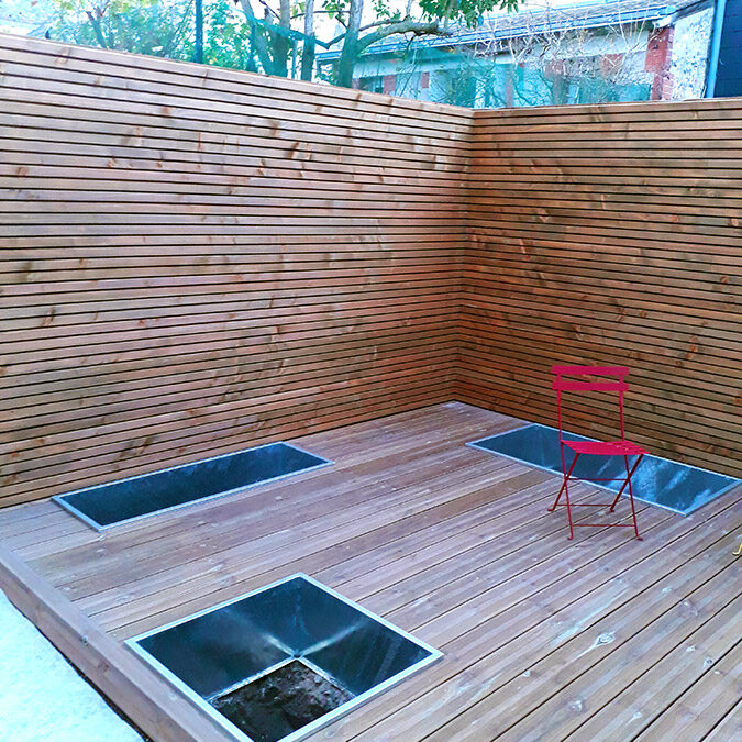 Aménagement d&rsquo;une terrasse à Tours centre